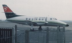 Manx Airlines at Ronaldsway, note livery