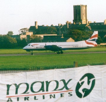 Manx Airlines final flight to Liverpool (ATP) 